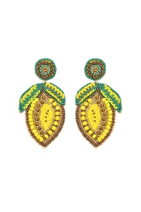 Premium Fantaisie Artisanat Feutre Retour Teardrop Perlé Dangle Broderie Boucles D'oreilles Élégant Belle Bijoux Par Hiba Enterprises - Product Image 3