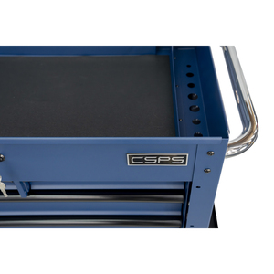 Heavy Duty Powder Coated Steel 4 <b>Drawer</b> Utility Cart Family keywords: for Garage Workshop Storage Use - Product Image 2