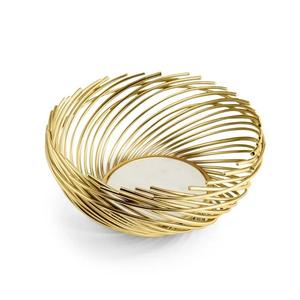 Tazón de Metal hecho a mano de fabricante y exportador, frutero decorativo de lujo, decoración del hogar para el hogar, Hotel, restaurante, cuenco de vajilla - Product Image 1