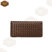 Dompet Perjalanan Kulit Anyaman Warisan Klasik |   Dompet Paspor Anti RFID Kulit Asli Buatan Tangan |   Dompet Panjang untuk Pria OEM