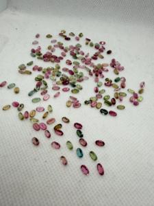 Lot de 5x3mm de tourmaline naturelle multicolore taille ovale 48 carats avec jeu de couleurs, provenance Mines Africaines, pour la fabrication de bijoux Zehra Gems Jewellery - Product Image 6