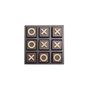 Best Seller Wood Tic Tac Toe XO <b>Table</b> Toy Classical Family Children Wooden Puzzle Board Coffee <b>Table</b> Decor Decorative Party Use - Product Image 1