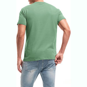 Camiseta de hombre 100% algodón de alta calidad, extragrande, con bordado e impresión personalizados, en oferta online a bajo precio. - Product Image 4