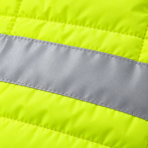 Chaleco de seguridad impermeable de alta visibilidad con cinta reflectante, chaleco de trabajo de invierno para trabajadores de construcción de carreteras y equipos de seguridad - Product Image 4