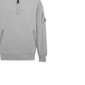 Nuevas sudaderas básicas con media cremallera para niños a bajo precio, de secado rápido, estilo urbano, sudaderas con media cremallera para hombre en color liso. - Product Image 6