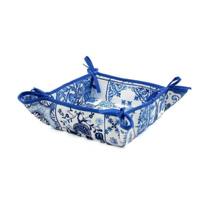 Elegante cesta de pan de algodón de grado alimenticio manta puntada grande 35x25cm Rectangular retención de calor duradero Uso de panadería ecológico - Product Image 1