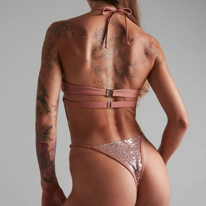 Branded Product Fashion Women Stretch Bodysuit Breathable <b>Pole</b> <b>Dance</b> Fitness Jumpsuit Durable <b>Dance</b> Suit Party Summer - Product Image 2