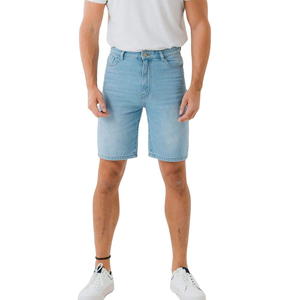 Custom Mens Denim Shorts Premium Cotton Stretch Casual Jean Shorts Distressed Summer Wear OEM Manufacturer 100% Cotton - Product Image 1