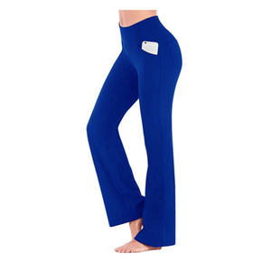 Pantalones de Yoga Largos de Cintura Alta Elásticos y Cómodos para Mujer, con Bolsillos, Leggings Casuales para el Día a Día, Joggers - Product Image 5