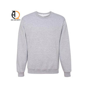 Sweat-shirt à col rond en molleton français avec logo imprimé pour hommes et femmes - Product Image 5