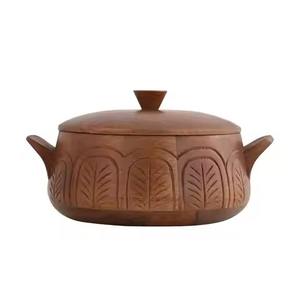 Boîte à chapati en bois multifonctionnelle pour la maison, conteneur de rangement pour roti - Product Image 3