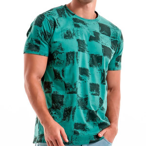 T-shirt Homme Oversize Col Rond Personnalisé Imprimé Hip Hop Streetwear Séchage Rapide Respirant Tricoté Manches Courtes Uni - Product Image 1