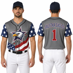 Camisetas de Béisbol Personalizadas de Alta Calidad al por Mayor, Camisetas de Moda en Tendencia, Logotipos de Patrocinadores, Uniformes de Béisbol, Tallas Grandes, Secado Rápido - Product Image 3