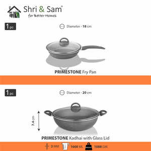 Juego de 2 utensilios de cocina de aluminio antiadherente Primestone STARTER Essentials de cocina - Product Image 4