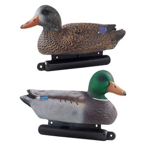 Señuelos de pato flotantes realistas con diseño de natación con peso centrado, señuelo de plástico para caza al aire libre, para piscina, equipo de caza de patos. - Product Image 1