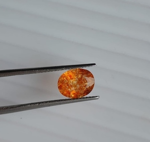 Pierre précieuse naturelle de qualité AAA+ incroyablement sublime, couleur pierre de soleil orange, en vrac, pour la création de bijoux, au prix de gros, toutes formes et tailles disponibles. - Product Image 2