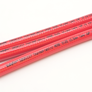 Tuyau d'eau flexible haute pression Indoflex durable en PVC tressé de 12,5 mm (1/2 pouce) avec renfort en fil de polyester, rouge, 100 m - Product Image 3