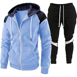 ชุดวอร์มผู้ชายทันสมัย รับผลิตแบบ OEM ODM ขายส่ง ผ้าเนื้อนุ่ม ยืดหยุ่น ใส่สบาย เหมาะสำหรับออกกำลังกายและฟิตเนส - Product Image 2