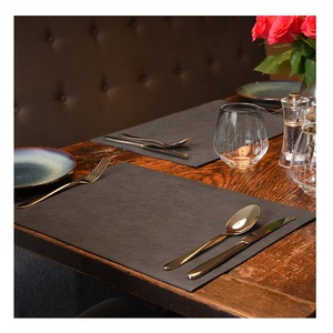 Modern Luxury Table Placemats Waterproof Heat Resistant Non Slip Faux Leather Dining <b>Mats</b> for Restaurant Home Wedding Placemat - Product Image 1