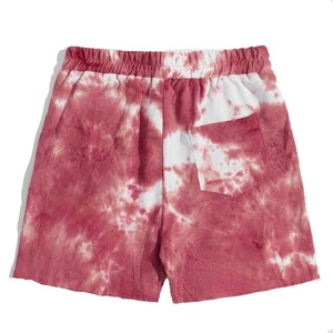 Wholesale High Quality Men's Tie Dye Shorts 100% Cotton Lightweight Casual Summer Drawstring Closure Breathable Streetwear - Product Image 2