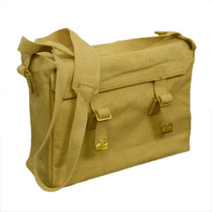 Cotton Canvas <b>Webbing</b> Shoulder Bag HAVERSACK KHAKI WH1 - Product Image 2
