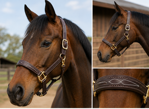 Fournisseur B2B de harnais pour chevaux en cuir pleine fleur fabriqués à la main par Divine International Uttar Pradesh - Product Image 4