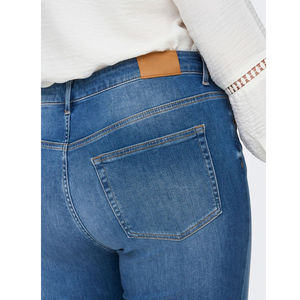 Jean évasé taille haute pour femme en denim bleu, coupe bootcut, pantalon évasé tendance, jean skinny pour femme, service OEM avec design premium - Product Image 6