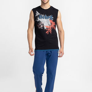 Camiseta sin Mangas para Hombre, Personalizada, Deportiva, 100% Algodón, Estilo Vintage, en Oferta - Product Image 5