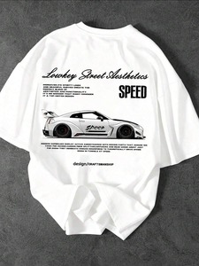 Camisetas de Manga Corta para Hombre, Tallas Grandes, 100% Algodón, Color en Contraste, Diseño Personalizado OEM, Secado Rápido y Transpirable, Nueva Llegada, Alta Calidad - Product Image 2
