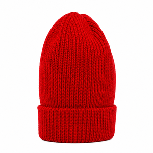 Plain Acrylic Knitted Beanie <b>Winter</b> Warm Folded Cuff <b>Hat</b> for <b>Men</b> Women Outdoor Wear - Product Image 1