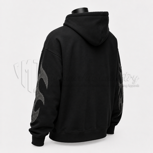<b>Men</b>’s Custom Graphic Hoodie Oversized Streetwear Pullover Hoodie Heavyweight Fleece Apparel Manufacturer - Product Image 5