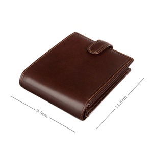 Cartera Cuadrada Delgada Hecha a Mano de Cuero Genuino para Hombre con Ranuras para Tarjetas, Compartimento para Efectivo y Diseño Ideal para Viajes - Product Image 3