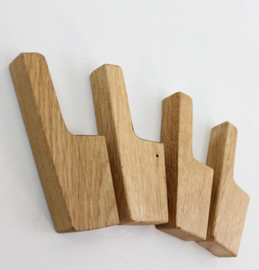 Wooden Hook Hanger Heavy-Duty Wall Mounted Clothes Storage Wall hooks With Manufacture Wholesale Supplier - Product Image 1