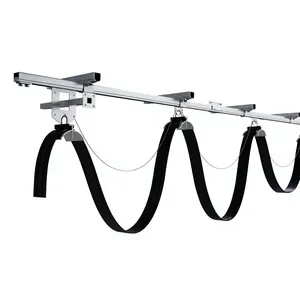 Chariot porte-câbles manuel à 4 roues en acier inoxydable robuste à 3 niveaux CMK ELECTRO POWER SCT3032, capacité de 30 à 60 kg, EOT - Product Image 1
