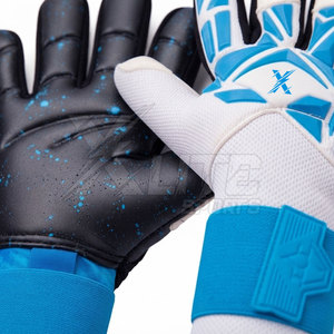 Gants de gardien de but de football professionnels en caoutchouc 3D respirants, antidérapants, avec fermeture auto-agrippante, construction flexible et paume adhérente - Product Image 4