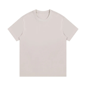 Camiseta Lisa de Algodón Grueso de Alta Calidad al por Mayor, Unisex, 260 Gramos, para Hombre, Verano, Casual, Oversize, con Impresión de Logotipo Personalizado - Product Image 3