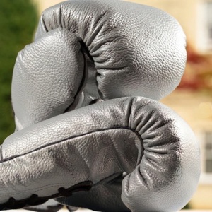 Calzado Deportivo de Primera Calidad con Cordones, Modelo Fly Silver, Hecho en Cuero Sintético, ODM Profesional, Último Modelo para Entrenamiento y Sparring para Adultos - Product Image 4