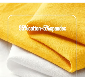 เสื้อยืดคอกลมแขนสั้นสีพื้นสำหรับเด็กผู้ชาย - Product Image 5