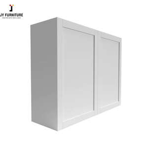 JY Vietnam vente en gros armoire de cuisine modulaire standard RTA de style européen haut de gamme poignées métalliques en bois de chêne - Product Image 2