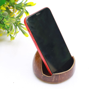 Soporte para Móvil de Cáscara de Coco Natural al por Mayor, Soporte Único para Exhibición de Teléfonos Móviles, Decoración Económica para el Hogar de Vietnam - Product Image 2