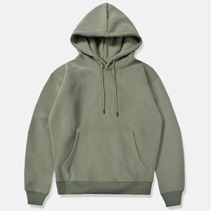 Wholesale Custom Heavyweight Fleece Cotton Men's Pullover <b>Hoodie</b> Sweatshirt Regular Fit Solid Breathable Quick Dry Pocket Casual - Product Image 4
