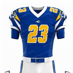 เสื้อทีมฟุตบอลอเมริกันแบบระเหิดชุดทีมฟุตบอลแบบสั่งทำ - Product Image 3