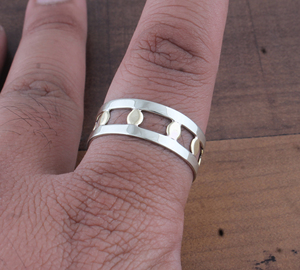 Anillo de Plata de Ley 925 al por Mayor, Anillo de Boda Clásico de Alto Brillo, Anillo de Dedo Minimalista Unisex para Mujer - Product Image 5