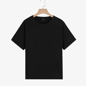 T-shirt rouge en coton pour homme, manches courtes, col rond, coupe classique, motif lettres, jersey tricoté décontracté, 100 % coton, design uni, séchage rapide - Product Image 6
