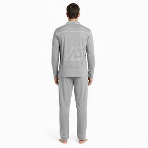 Ensemble de pyjama pour homme élégant et de haute qualité, séchage rapide, coupe décontractée, deux pièces, confortable - Product Image 6