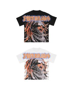 Camiseta personalizada de corte estándar con logo personalizado, 100% algodón, estampado gráfico, impresión en serigrafía, camiseta de alta calidad, impresión DTG de alta densidad. - Product Image 1