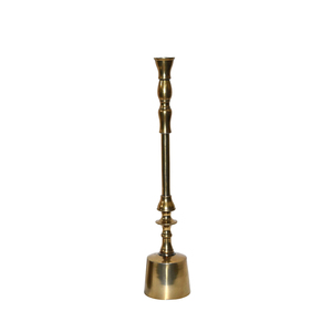 Candelabro de la mejor calidad con acabado dorado para decoración del hogar, portavelas de aluminio fundido hecho a mano y personalizado. - Product Image 2