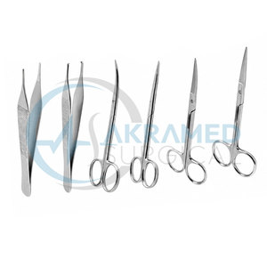 Ensemble d'instruments de microchirurgie dentaire de haute qualité, 11 pièces, en acier inoxydable, réutilisable, certifié CE, kit chirurgical - Product Image 5