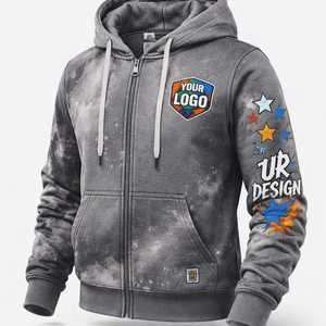 Custom Logo Full <b>Zip</b> Hoodie OEM Manufacturer for Bulk Orders - Wholesale Supplier - Product Image 3