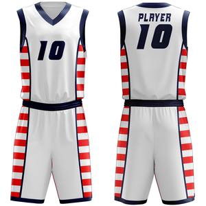 Uniforme de Baloncesto para Hombre al Por Mayor, Último Modelo, Superventas, Antiarrugas, de la Mejor Calidad, Totalmente Personalizable - Product Image 1
